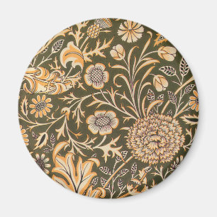 William Morris Cherwell Antique Floral Pattern Magnet