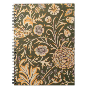 William Morris Cherwell Antique Floral Pattern Notebook