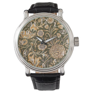 William Morris Cherwell Antique Floral Pattern Watch