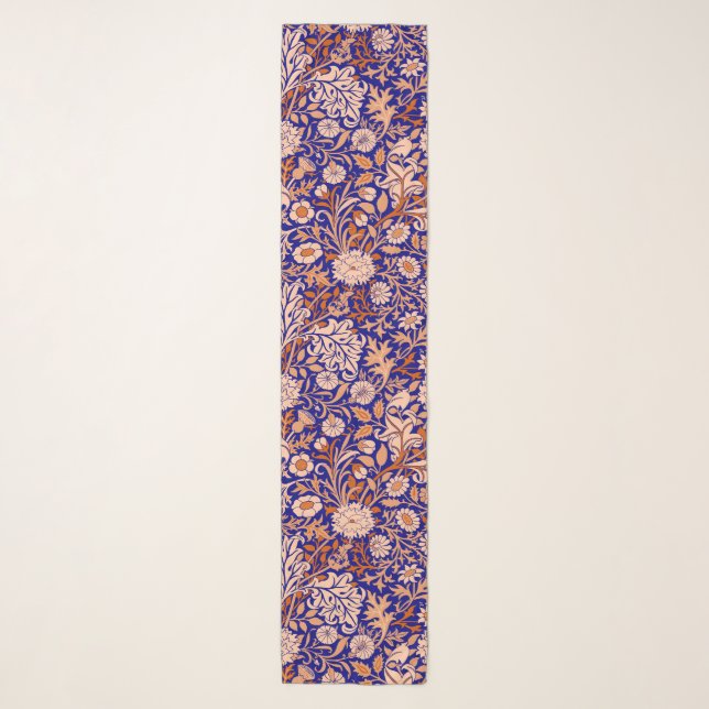 William Morris "Cherwell Blue" Scarf (Front)