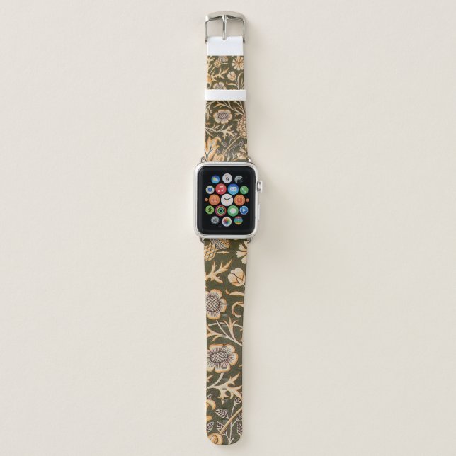 William Morris Cherwell Wallpaper Pattern Apple Watch Band (Front)