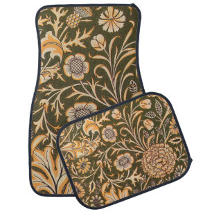William Morris Cherwell Wallpaper Pattern Car Floor Mat