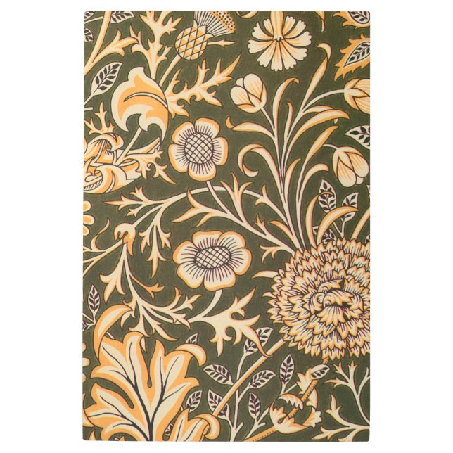 William Morris Cherwell Wallpaper Pattern Metal Print (Front)