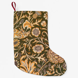 William Morris Cherwell Wallpaper Pattern Small Christmas Stocking