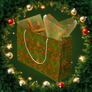 William Morris Christmas Colors Large Gift Bag