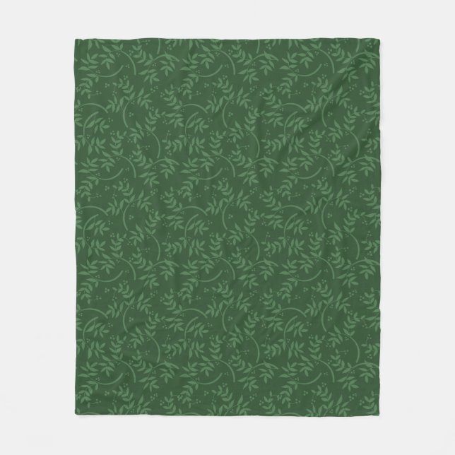 William Morris Christmas  Fleece Blanket (Front)