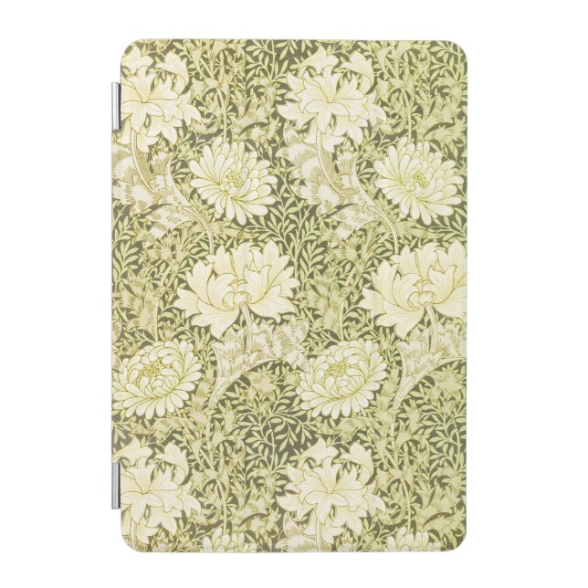 William Morris Chrysanthemum Floral Pattern iPad Mini Cover (Front)