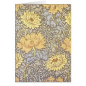 William Morris Chrysanthemum Mum Flowers (Front)