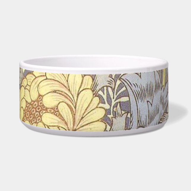 William Morris Chrysanthemum Mum Flowers Bowl (Left)