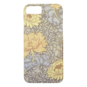 William Morris Chrysanthemum Mum Flowers iPhone 8/7 Case