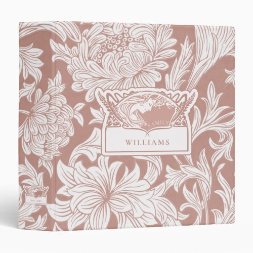 William Morris Chrysanthemum Pattern 3 Ring Binder