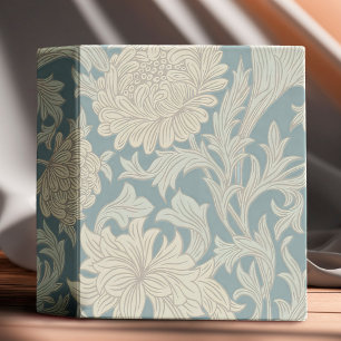 William Morris Chrysanthemum Pattern 3 Ring Binder