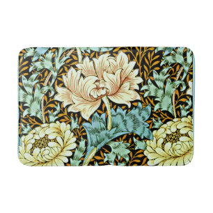 William Morris - Chrysanthemum Pattern,  Bath Mat