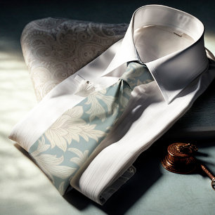 William Morris Chrysanthemum Pattern Neck Tie