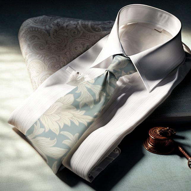 William Morris Chrysanthemum Pattern Neck Tie (Creator Uploaded)