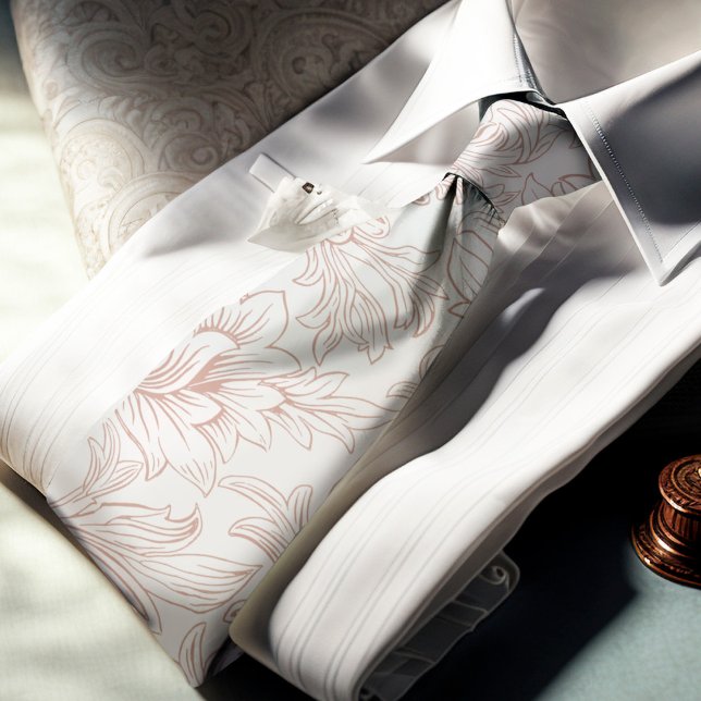 William Morris Chrysanthemum Pattern Neck Tie (Creator Uploaded)