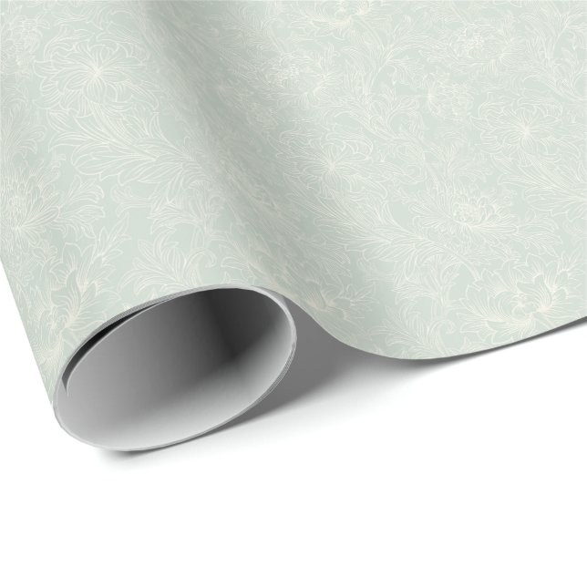 William Morris Chrysanthemum Pattern Wrapping Pape Paper (Roll Corner)