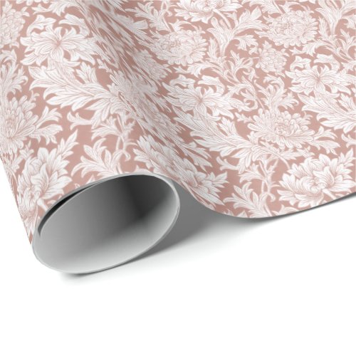 William Morris Chrysanthemum Pattern Wrapping Pape Wrapping Paper