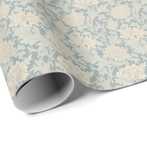 William Morris Chrysanthemum Pattern Wrapping Paper