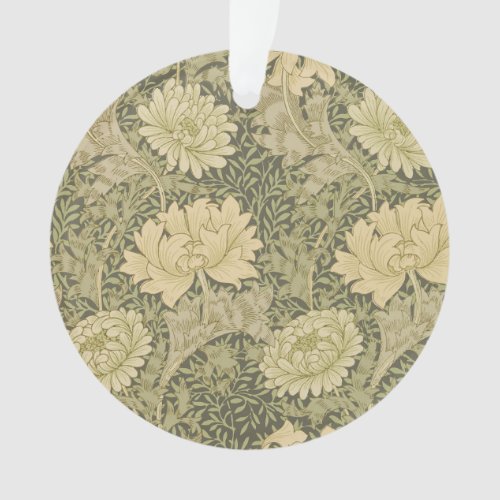 William Morris Chrysanthemum Sage Flower Ornament