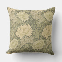 William Morris Chrysanthemum Sage Flower
