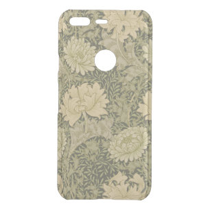 William Morris Chrysanthemum Sage Flower Uncommon Google Pixel Case