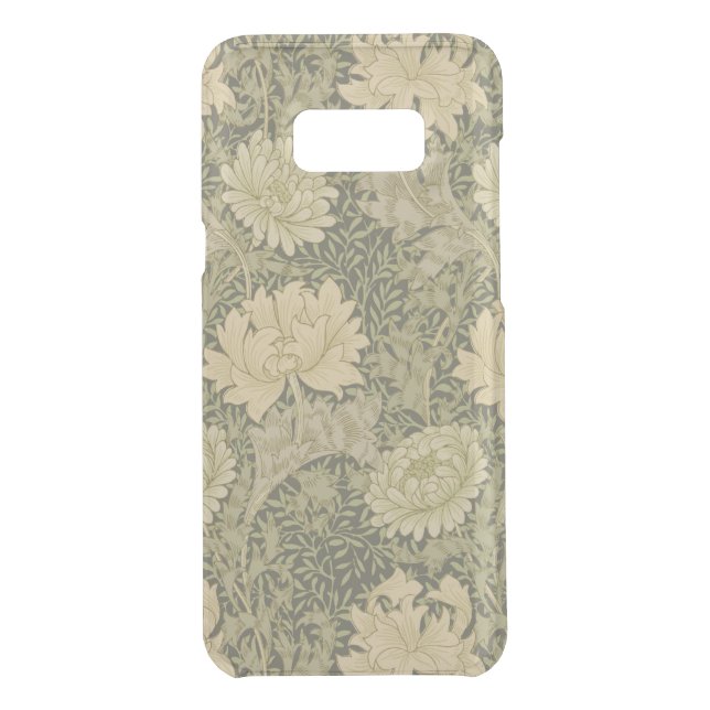 William Morris Chrysanthemum Sage Flower Uncommon Samsung Galaxy Case (Back)