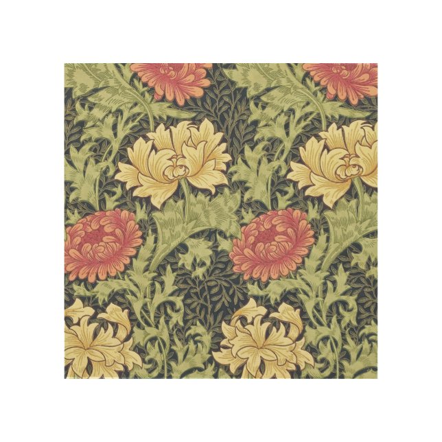 William Morris Chrysanthemum Vintage Floral Art (Front)