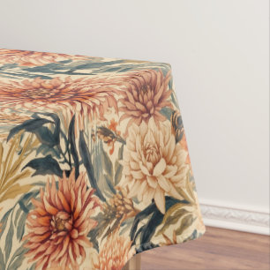  William Morris Chrysanthemums Floral Art Nouveau  Tablecloth