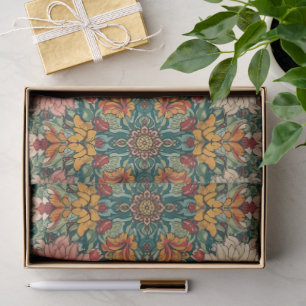 William Morris Chrysanthemums Floral Art Nouveau Tissue Paper