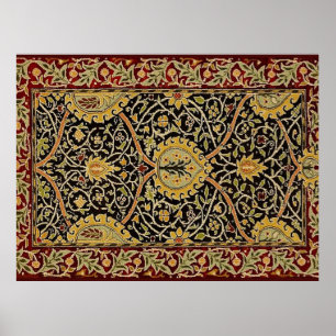 William Morris Classic Carpet Art Print Design