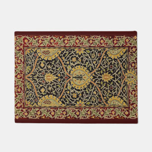 William Morris Classic Carpet Art Print Design Doormat