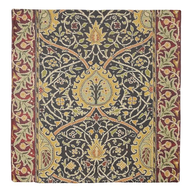 William Morris Classic Carpet Art Print Design Duvet Cover (Front)