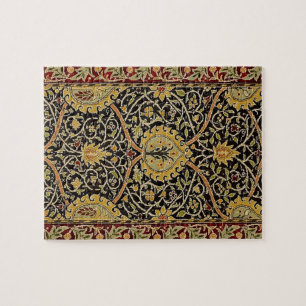 William Morris Classic Carpet Art Print Design Jigsaw Puzzle