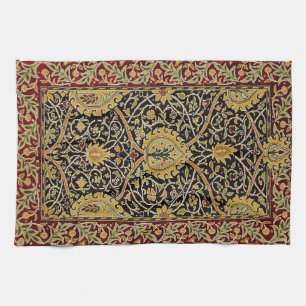 William Morris Classic Carpet Art Print Design Kitchen Towel