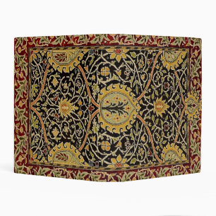 William Morris Classic Carpet Art Print Design Mini Binder