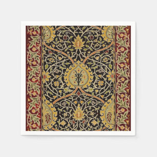 William Morris Classic Carpet Art Print Design Napkins