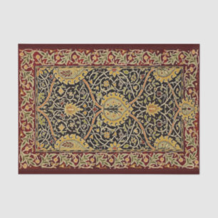 William Morris Classic Carpet Art Print Design Tissue Paper