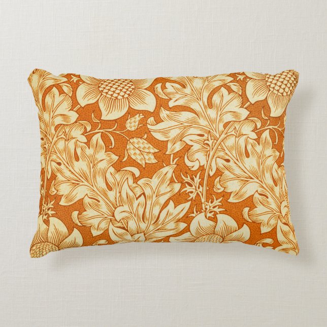 William Morris Classic Floral  Accent Pillow (Front)