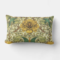 William Morris Classic Floral Outdoor Pillow