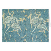 William Morris Classic Tulip Blue Floral (Front Horizontal)