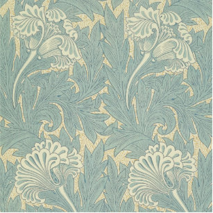 William Morris Classic Tulip Blue Floral Cutout