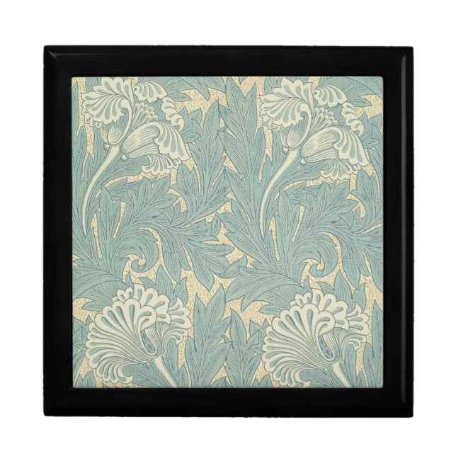 William Morris Classic Tulip Blue Floral Gift Box (Front)
