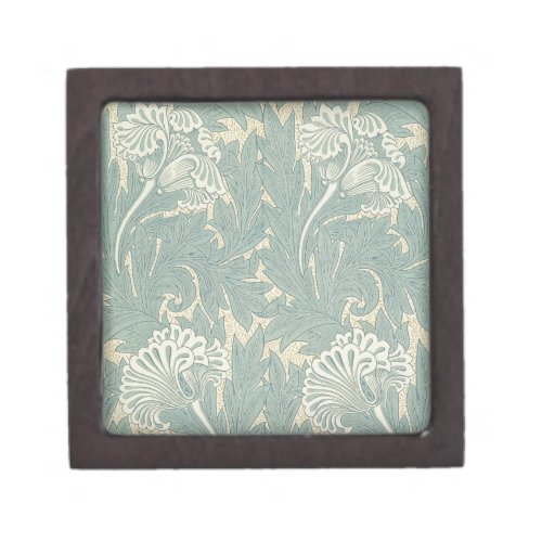 William Morris Classic Tulip Blue Floral Keepsake Box