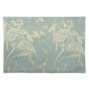 William Morris Classic Tulip Blue Floral Placemat