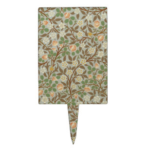 William Morris Clover Botanical Flower Cake Topper