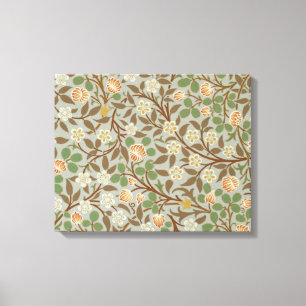 William Morris Clover Botanical Flower Canvas Print