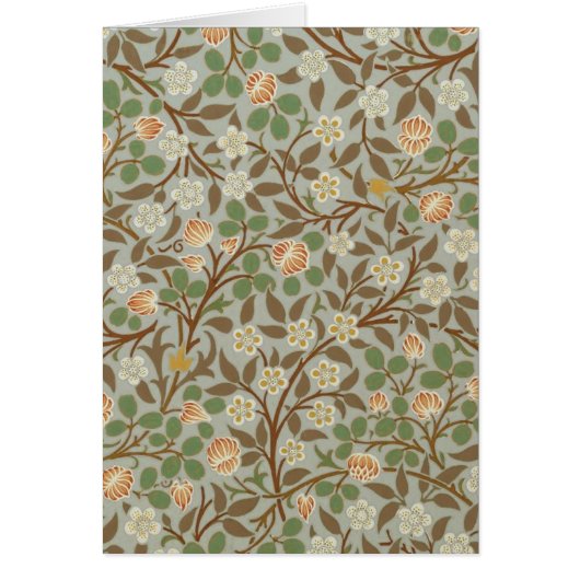 William Morris Clover Botanical Flower Cards (Front)