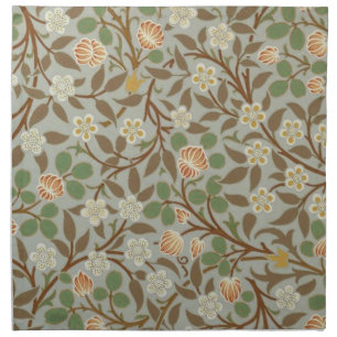 William Morris Clover Botanical Flower Cloth Napkin