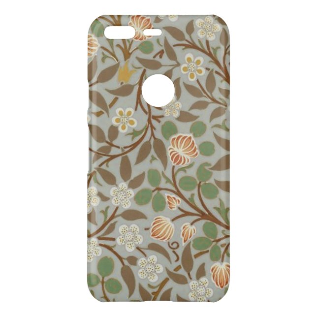 William Morris Clover Botanical Flower Uncommon Google Pixel Case (Back)